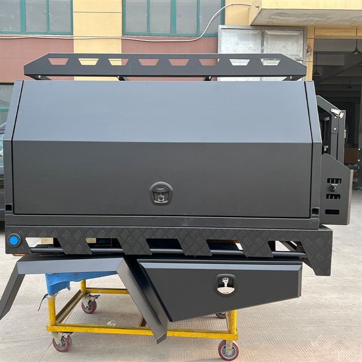 Aluminium Camper Canopy With Fridge And Kitchen System